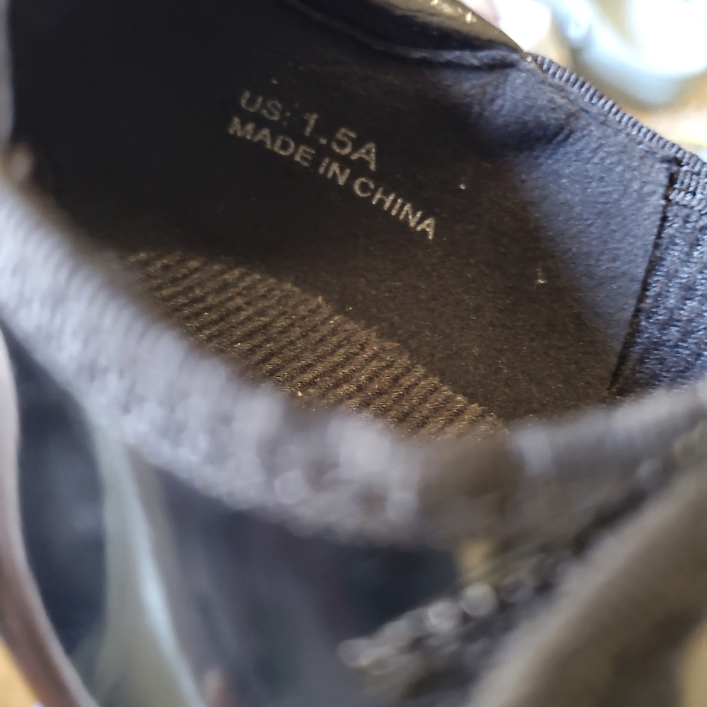 Black Kids Tap Shoes